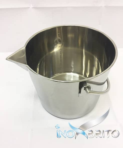 Balde em Aço Inox com Graduado