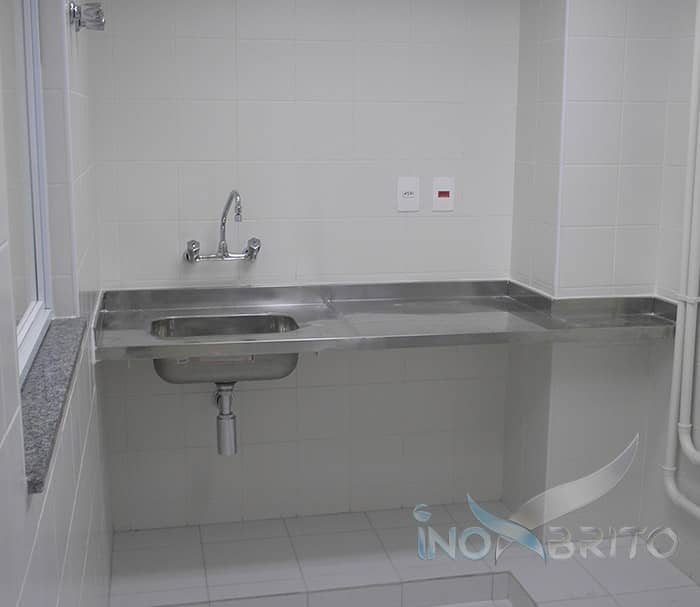 Bancada de Inox Hospital